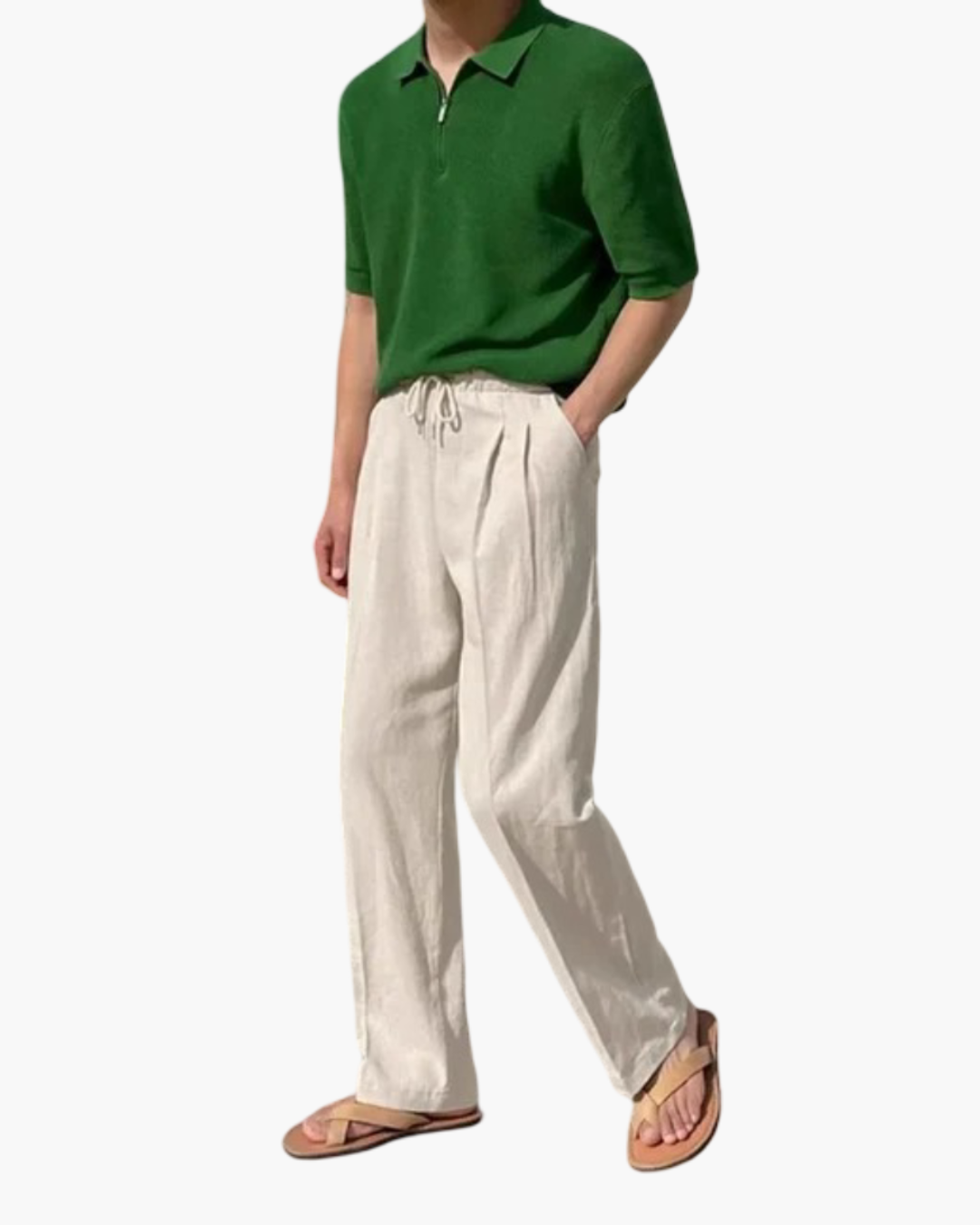 Pantalon : Soleil de lin