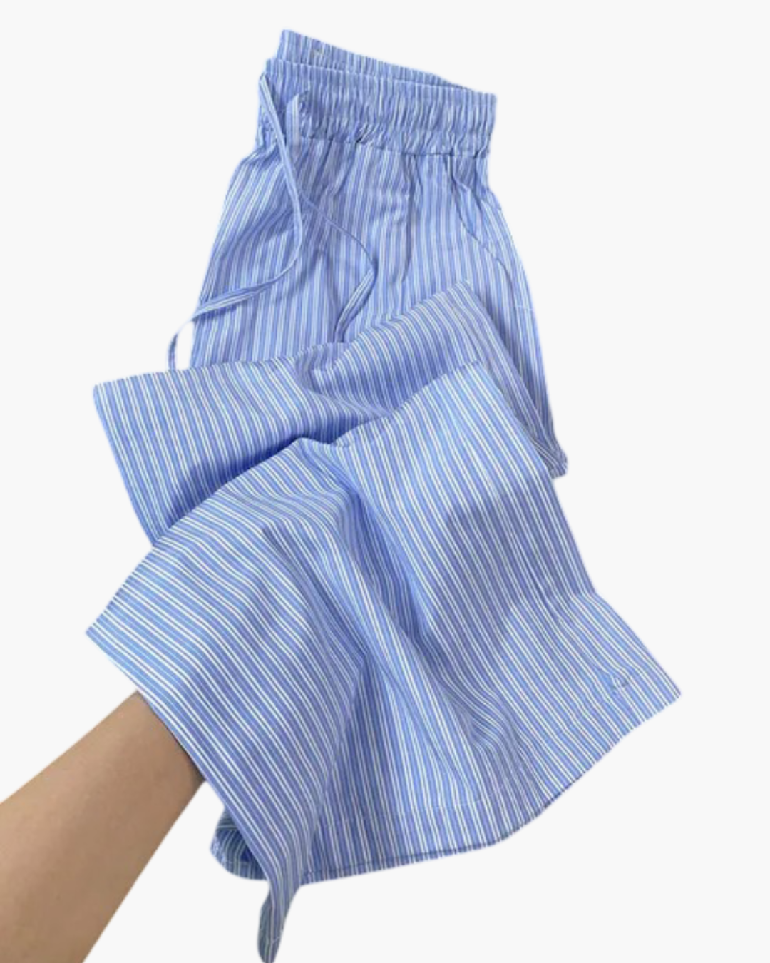 Pantalon : Ciel rayé