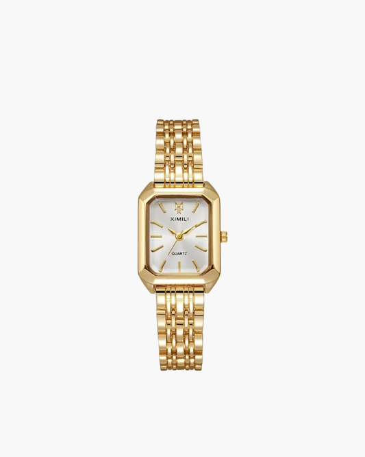 Montre chaine dorée